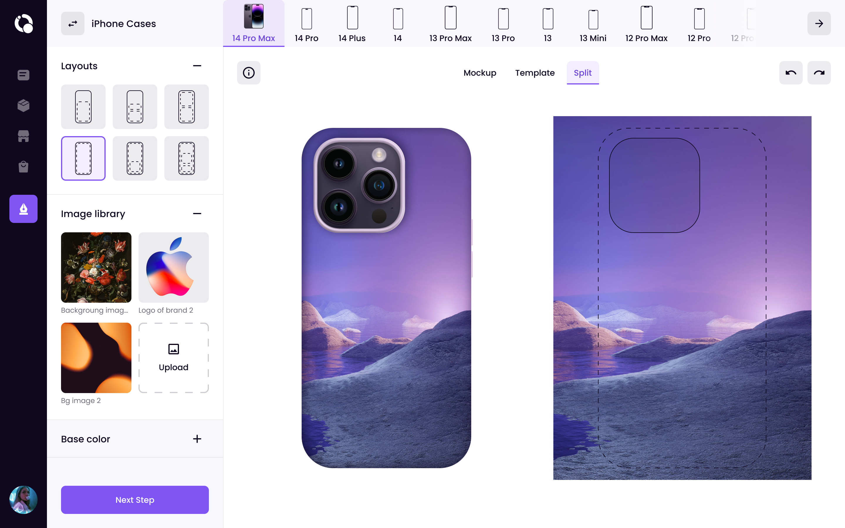 Builder - split mode