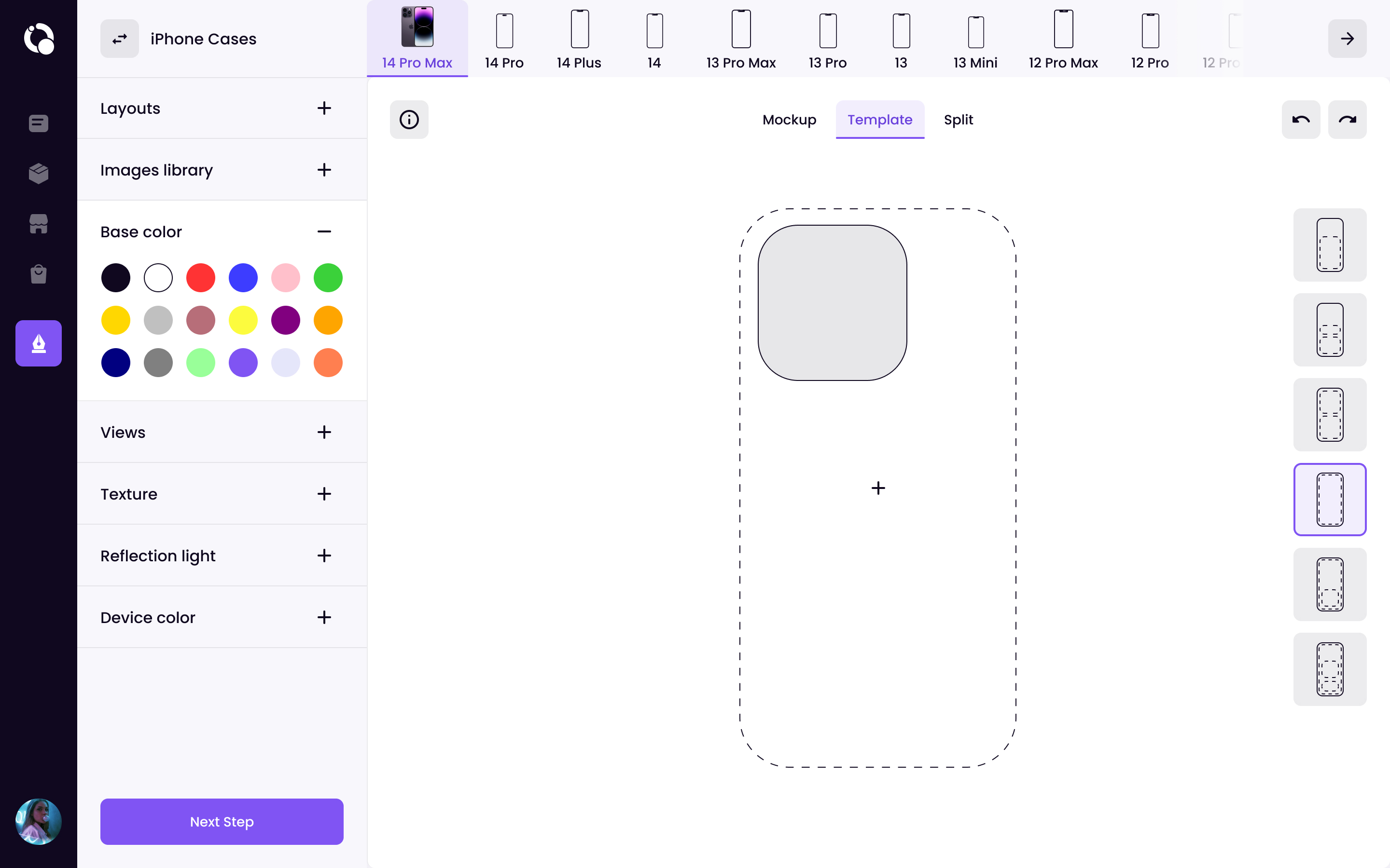 Builder - mockup mode