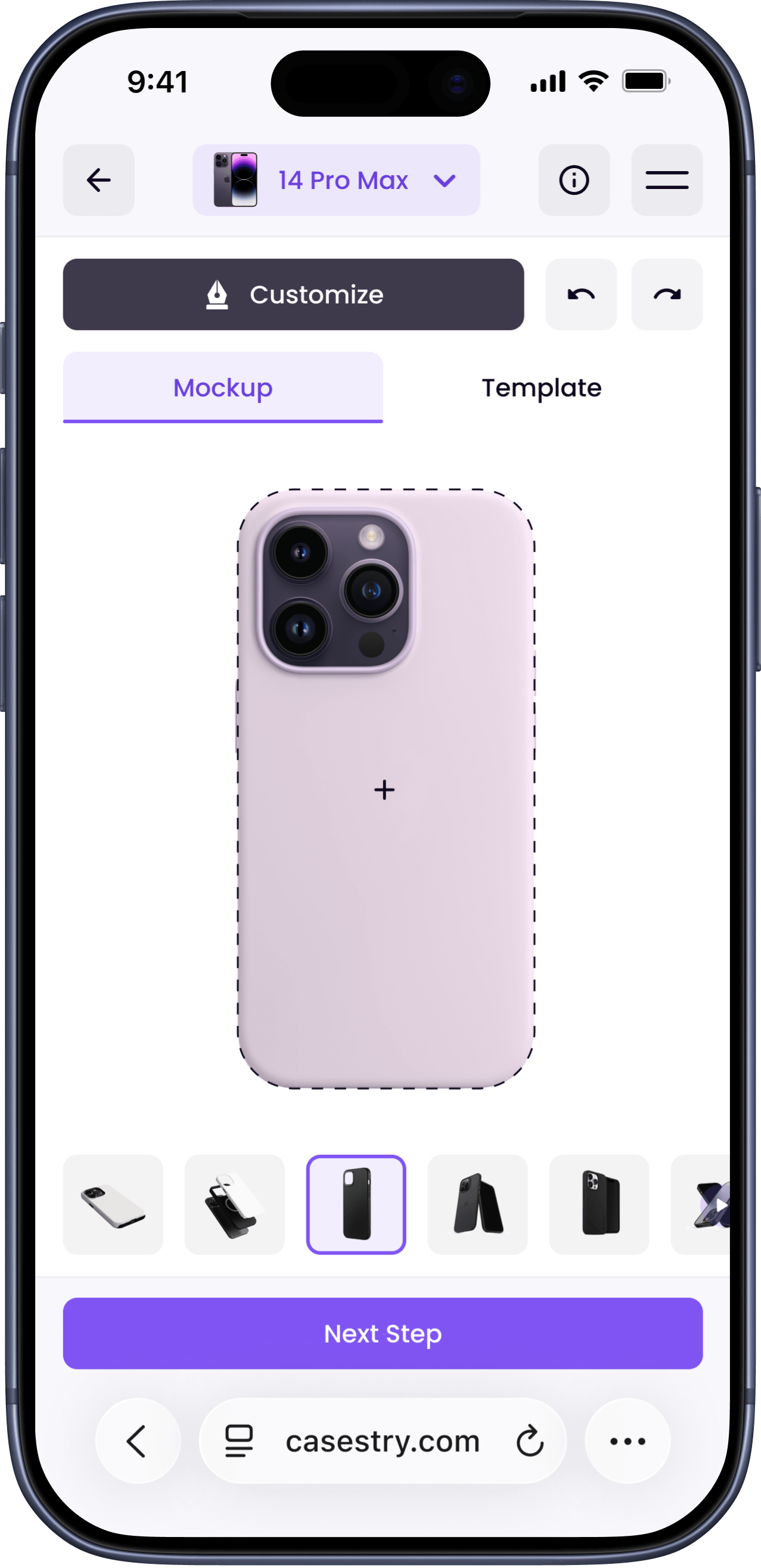 Builder mobile - screen 1