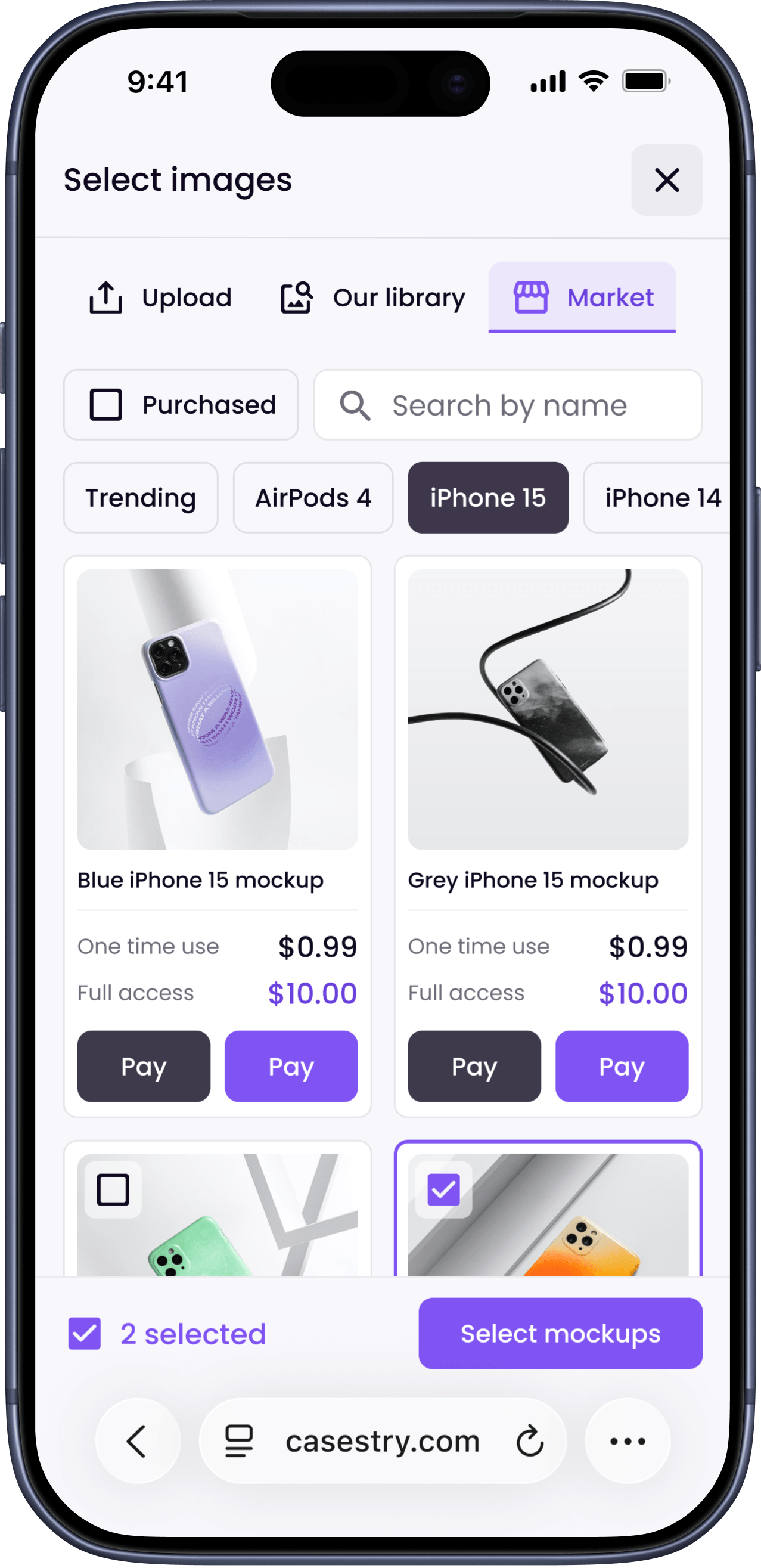 Seller flow mobile - screen 3