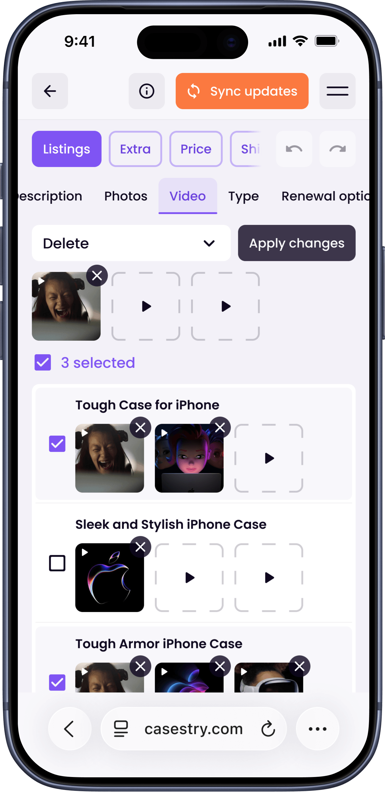 Listings mobile - screen 6