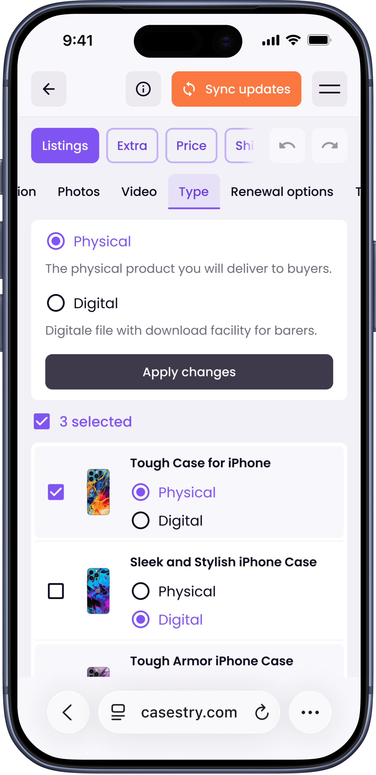 Listings mobile - screen 7