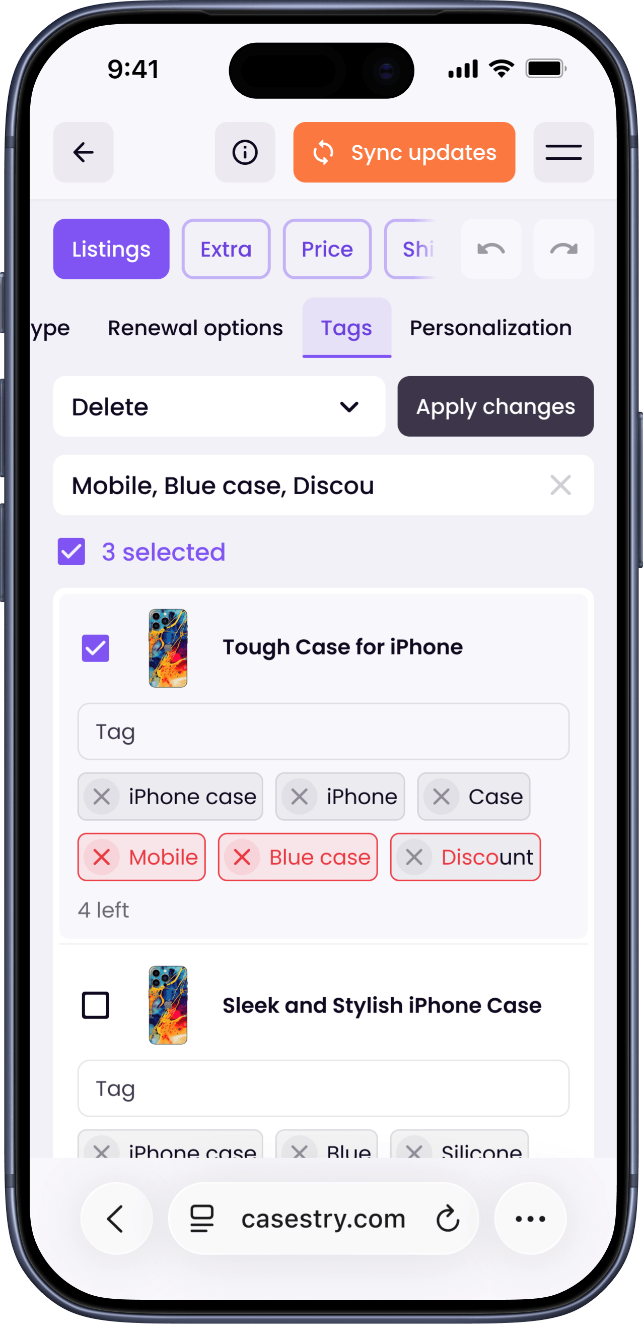 Listings mobile - screen 8