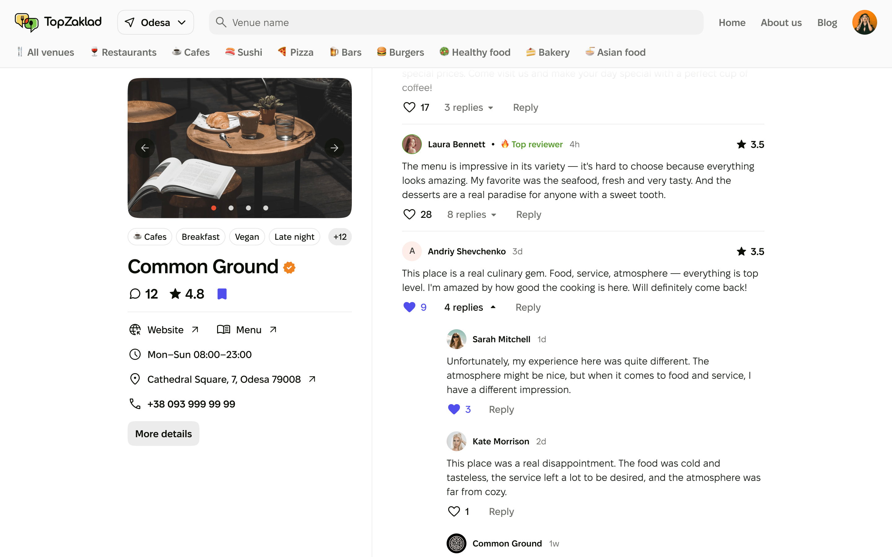 Web platform - promotions