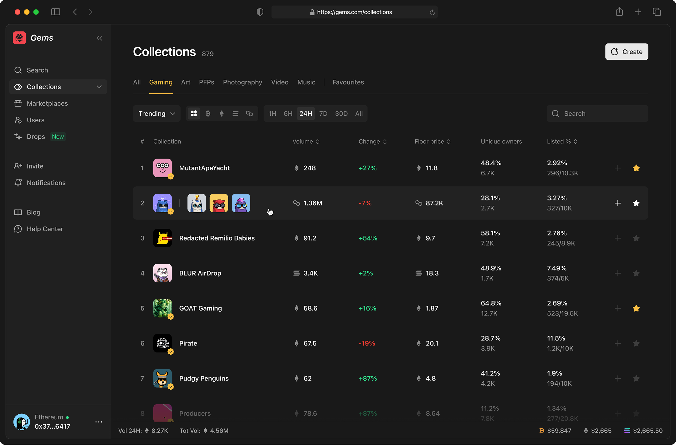 Gallery — project screenshot